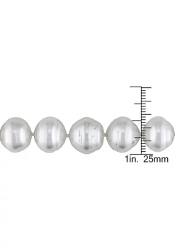 Wholesale ✨ 11-14MM South Sea Pearl Graduated 18" Strand Necklace with 14k White Gold Diamond Clasp by Belk & Co. ✨ -DealsBelk & Co. Store Belk 30704