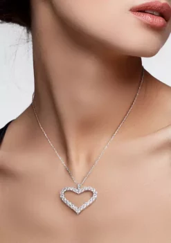 Cheap ๐ 2.4 ct. t.w. Lab Created Moissanite Heart Pendant With Chain in 10K White Gold by Belk & Co. ๐ 7 Cheap ๐ 2.4 ct. t.w. Lab Created Moissanite Heart Pendant With Chain in 10K White Gold by Belk & Co. ๐ -DealsBelk & Co. Store Belk 30734