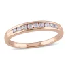 Flash Sale 🎁 1/4 ct. t.w. Diamond Anniversary Band in 10K Rose Gold by Belk & Co. 🌟