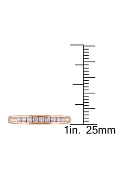 Flash Sale ๐ 1/4 ct. t.w. Diamond Anniversary Band in 10K Rose Gold by Belk & Co. ๐ 10 Flash Sale ๐ 1/4 ct. t.w. Diamond Anniversary Band in 10K Rose Gold by Belk & Co. ๐ -DealsBelk & Co. Store Belk 30758