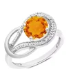 Wholesale 😍 10K White Gold Citrine and 1.7 ct. t.w. Diamond Accent Ring by Belk & Co. 😉