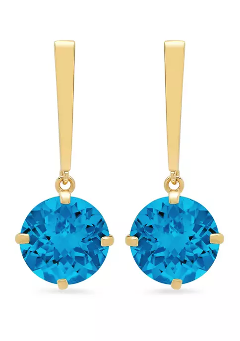 New โญ Swiss Blue Topaz Drop Earrings by Belk & Co. ๐ 1 New โญ Swiss Blue Topaz Drop Earrings by Belk & Co. ๐
