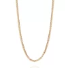 Best Sale 😍 Bevelled Chain Necklace in 14K Yellow Gold by Belk & Co. ⌛