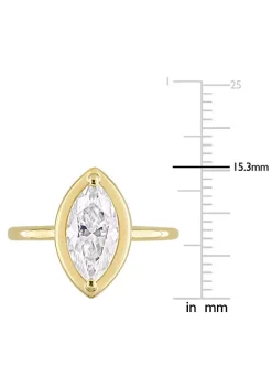 Best reviews of 🎉 Lab Created Marquise-Shaped Created Moissanite Engagement Ring in 10k Yellow Gold by Belk & Co. 🎉 -DealsBelk & Co. Store Belk 30856