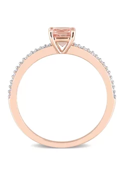 Best Pirce ⌛ 5/8 ct. t.w. Morganite and 1/10 ct. t.w. Diamond Promise Ring in 10k Rose Gold by Belk & Co. 😉 8 Best Pirce ⌛ 5/8 ct. t.w. Morganite and 1/10 ct. t.w. Diamond Promise Ring in 10k Rose Gold by Belk & Co. 😉 -DealsBelk & Co. Store Belk 30893