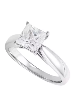 Deals ⌛ 1.5 ct. t.w. Lab Created Diamond Ring in 14K White Gold by Belk & Co. 😍