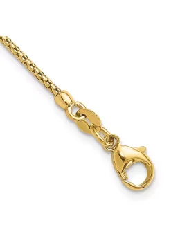 Discount 🎁 14K Yellow Gold Polished with 2 Inch Extension Drop Necklace by Belk & Co. 🎉 -DealsBelk & Co. Store Belk 31017