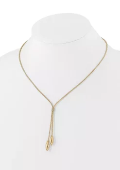Discount 🎁 14K Yellow Gold Polished with 2 Inch Extension Drop Necklace by Belk & Co. 🎉 -DealsBelk & Co. Store Belk 31018