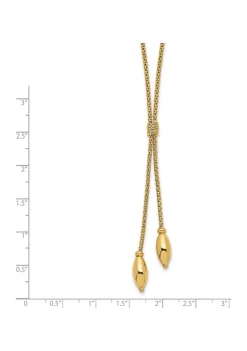 Discount 🎁 14K Yellow Gold Polished with 2 Inch Extension Drop Necklace by Belk & Co. 🎉 -DealsBelk & Co. Store Belk 31019