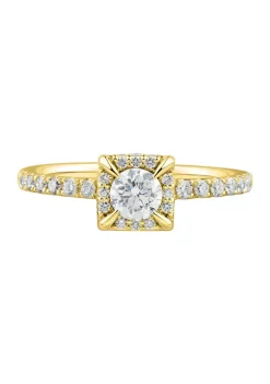 Budget ❤️ 3/4 ct. t.w. Diamond Ring in 14K Yellow Gold by Belk & Co. 👍 -DealsBelk & Co. Store Belk 31060