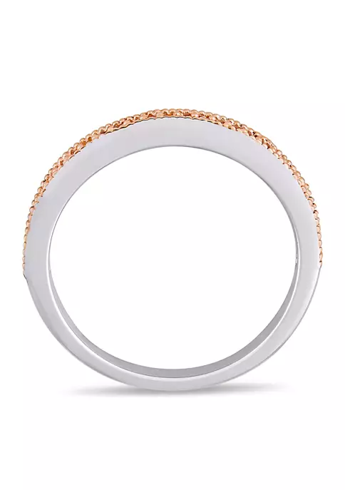 Buy ๐ฅฐ 1/8 ct. t.w. Diamond Wedding Band in 10K 2 Tone Gold by Belk & Co. ๐ 3 Buy ๐ฅฐ 1/8 ct. t.w. Diamond Wedding Band in 10K 2 Tone Gold by Belk & Co. ๐ - Image 3