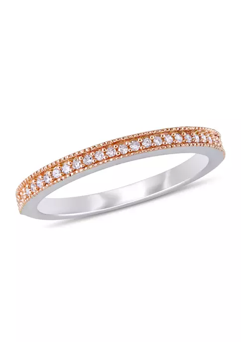 Buy ๐ฅฐ 1/8 ct. t.w. Diamond Wedding Band in 10K 2 Tone Gold by Belk & Co. ๐ 5 Buy ๐ฅฐ 1/8 ct. t.w. Diamond Wedding Band in 10K 2 Tone Gold by Belk & Co. ๐ - Image 5