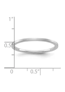 Best Pirce ✔️ 10K Gold 1.2mm Flat Satin Stackable Band by Belk & Co. 🎁 -DealsBelk & Co. Store Belk 31136