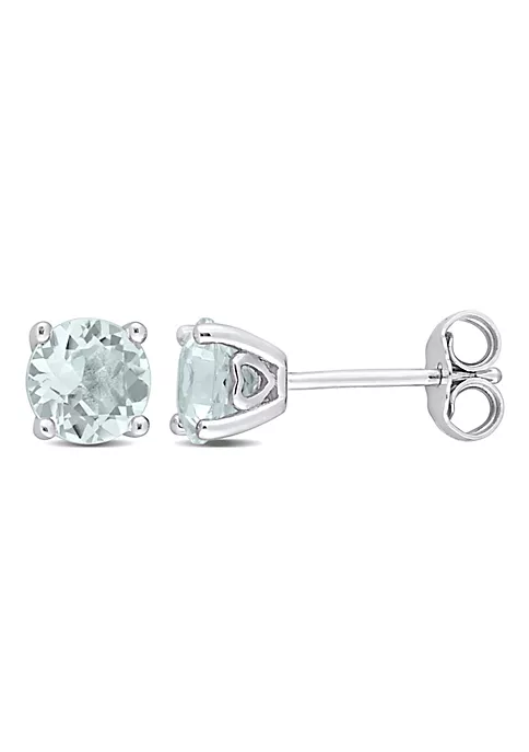 Best deal ⭐ 1.5 CT TGW Aquamarine Earrings in Sterling Silver by Belk & Co. ✔️ 1 Best deal ⭐ 1.5 CT TGW Aquamarine Earrings in Sterling Silver by Belk & Co. ✔️