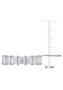 Cheap ⭐ Lab Created Created Moissanite Semi-Eternity Ring in 10k White Gold by Belk & Co. 💯 -DealsBelk & Co. Store Belk 31219