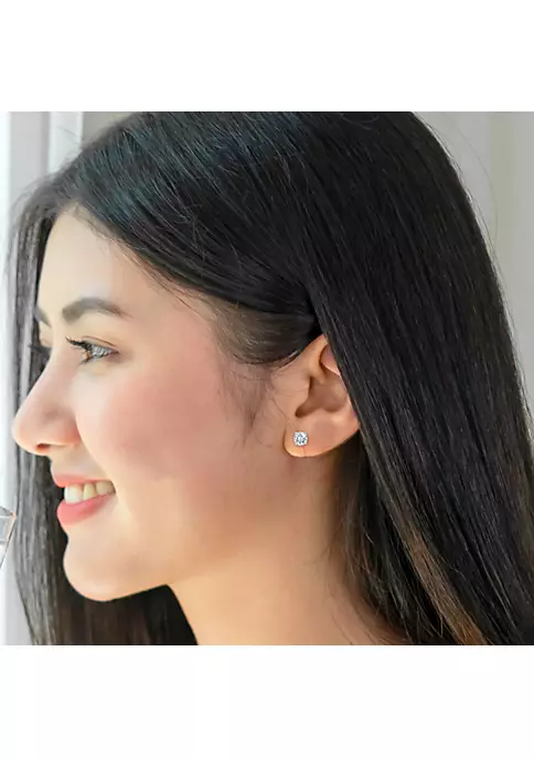 Best deal ⭐ 1.5 CT TGW Aquamarine Earrings in Sterling Silver by Belk & Co. ✔️ 4 Best deal ⭐ 1.5 CT TGW Aquamarine Earrings in Sterling Silver by Belk & Co. ✔️ - Image 4