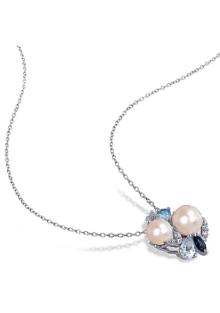 Flash Sale ๐ 2-Piece Set of 6-8MM Freshwater Cultured Pearl and 4.83 ct. t.g.w. Created White Sapphire, Sky, Swiss and London Blue Topaz Earrings and Pendant with Chain in Sterling Silver by Belk & Co. ๐ 9 Flash Sale ๐ 2-Piece Set of 6-8MM Freshwater Cultured Pearl and 4.83 ct. t.g.w. Created White Sapphire, Sky, Swiss and London Blue Topaz Earrings and Pendant with Chain in Sterling Silver by Belk & Co. ๐ -DealsBelk & Co. Store Belk 31283