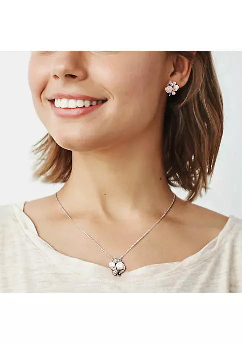 Flash Sale ๐ 2-Piece Set of 6-8MM Freshwater Cultured Pearl and 4.83 ct. t.g.w. Created White Sapphire, Sky, Swiss and London Blue Topaz Earrings and Pendant with Chain in Sterling Silver by Belk & Co. ๐ 5 Flash Sale ๐ 2-Piece Set of 6-8MM Freshwater Cultured Pearl and 4.83 ct. t.g.w. Created White Sapphire, Sky, Swiss and London Blue Topaz Earrings and Pendant with Chain in Sterling Silver by Belk & Co. ๐ - Image 5