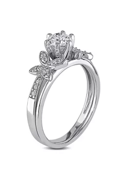 New 🥰 5/8 CT TW Diamond Bridal Set in 10k White Gold by Belk & Co. 🌟 7 New 🥰 5/8 CT TW Diamond Bridal Set in 10k White Gold by Belk & Co. 🌟 -DealsBelk & Co. Store Belk 31347