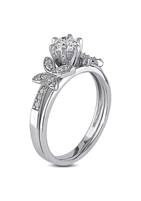 New 🥰 5/8 CT TW Diamond Bridal Set in 10k White Gold by Belk & Co. 🌟 3 New 🥰 5/8 CT TW Diamond Bridal Set in 10k White Gold by Belk & Co. 🌟 - Image 3
