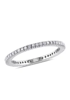 Wholesale ⌛ 1/3 ct. t.w. Diamond Eternity Ring in 14K White Gold by Belk & Co. 🌟