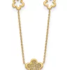 Outlet 🔔 14K Yellow Gold Polished and Filigree Flower Stations with 1 Inch Extension Necklace by Belk & Co. 🎉