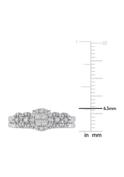 Flash Sale ๐ 1/3 CT TDW Diamond Cluster Bridal Set in 10k White Gold by Belk & Co. ๐ 9 Flash Sale ๐ 1/3 CT TDW Diamond Cluster Bridal Set in 10k White Gold by Belk & Co. ๐ -DealsBelk & Co. Store Belk 31498