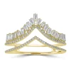 Discount 🔔 5/8 ct. t.w. Diamond Crown Ring in 14K Yellow Gold by Belk & Co. 🌟