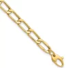 Promo 👍 14K Yellow Gold Polished Hollow Fancy Link Bracelet by Belk & Co. ⭐