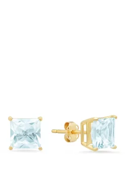 Deals 🧨 2.5 ct. t.w. Aquamarine Stud Earrings by Belk & Co. 🤩 -DealsBelk & Co. Store Belk 31547