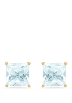 Deals 🧨 2.5 ct. t.w. Aquamarine Stud Earrings by Belk & Co. 🤩 -DealsBelk & Co. Store Belk 31548