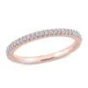 Discount 😀 1/8 ct. t.w. Diamond Eternity Ring in 14K Rose Gold by Belk & Co. 🛒