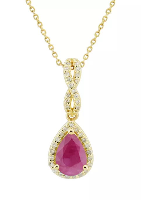 Buy 🛒 1/10 ct. tw. Diamond and Emerald Pendant Necklace with 18" Singapore Chain in 10K Yellow Gold by Belk & Co. 😍 2 Buy 🛒 1/10 ct. tw. Diamond and Emerald Pendant Necklace with 18" Singapore Chain in 10K Yellow Gold by Belk & Co. 😍 - Image 2