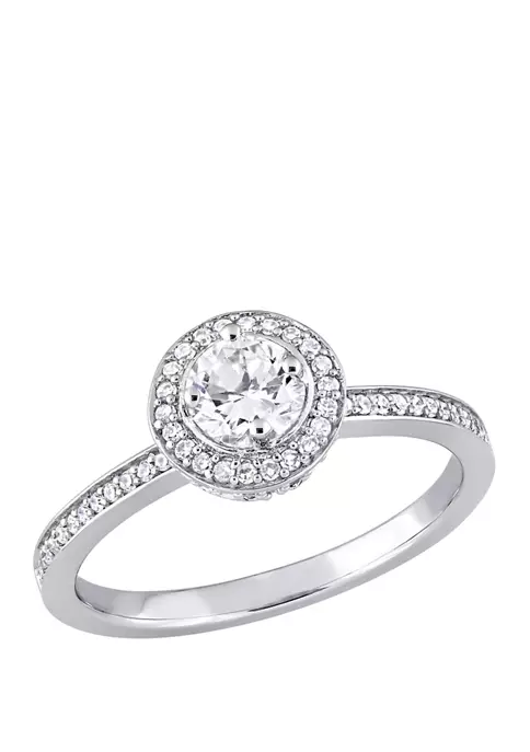 Top 10 ๐ 1/2 ct. t.w. Diamond Halo Engagement Ring by Belk & Co. ๐ 1 Top 10 ๐ 1/2 ct. t.w. Diamond Halo Engagement Ring by Belk & Co. ๐