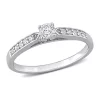 New ⌛ 1/3 CT TW Diamond Engagement Ring in Sterling Silver by Belk & Co. 🧨