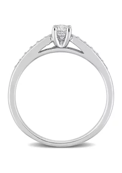 New โ 1/3 CT TW Diamond Engagement Ring in Sterling Silver by Belk & Co. ๐งจ 7 New โ 1/3 CT TW Diamond Engagement Ring in Sterling Silver by Belk & Co. ๐งจ -DealsBelk & Co. Store Belk 31691