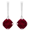 Best deal ✔️ 4.2 ct. t.w. Garnet Drop Earrings by Belk & Co. 🔔