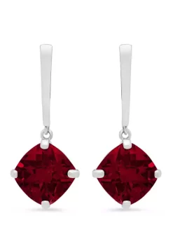 Best deal ✔️ 4.2 ct. t.w. Garnet Drop Earrings by Belk & Co. 🔔 -DealsBelk & Co. Store Belk 31718