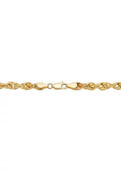 Promo 🧨 5 Millimeter Cashmere Rope Chain in 10K Yellow Gold by Belk & Co. 🧨 -DealsBelk & Co. Store Belk 3173