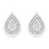 New ✨ Diamond Accent Sterling Silver Fashion Earrings by Belk & Co. 💯