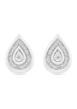 New ✨ Diamond Accent Sterling Silver Fashion Earrings by Belk & Co. 💯 -DealsBelk & Co. Store Belk 31757