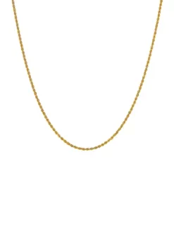 Best Pirce 🎉 Solid Glitter Chain in 14K Yellow Gold by Belk & Co. 🛒