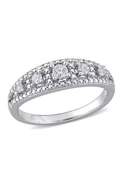 Budget ⭐ 1/4 ct. t.w. Diamond Eternity Ring in 10K Rose Gold by Belk & Co. 💯 -DealsBelk & Co. Store Belk 31818