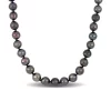 Deals 🎉 8-10MM Black Tahitian Cultured Pearl Graduated Necklace with Sterling Silver Ball Clasp, 18 in by Belk & Co. ⭐