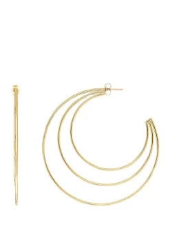 Outlet ❤️ 10k Yellow Gold Hoop Earrings by Belk & Co. 🥰 -DealsBelk & Co. Store Belk 31832