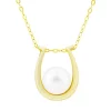 Budget ⭐ Freshwater Pearl Necklace in 10k Yellow Gold by Belk & Co. 🔥