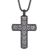 Best Sale 👏 Stainless Steel Black IP Cross Pendant Necklace by Belk & Co. 💯