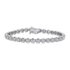 Cheapest 🌟 3.5 ct. t.w. Lab Created Moissanite Tennis Bracelet in 14K White Gold by Belk & Co. 🔥