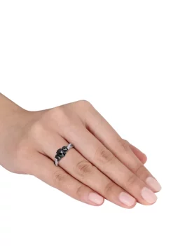 Brand new 😀 1.4 ct. t.w. Black and White Diamond 3 Stone Crossover Engagement Ring in 10K White Gold by Belk & Co. ⭐ 9 Brand new 😀 1.4 ct. t.w. Black and White Diamond 3 Stone Crossover Engagement Ring in 10K White Gold by Belk & Co. ⭐ -DealsBelk & Co. Store Belk 32150