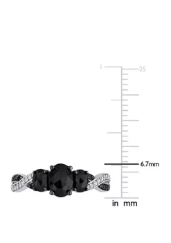 Brand new 😀 1.4 ct. t.w. Black and White Diamond 3 Stone Crossover Engagement Ring in 10K White Gold by Belk & Co. ⭐ 10 Brand new 😀 1.4 ct. t.w. Black and White Diamond 3 Stone Crossover Engagement Ring in 10K White Gold by Belk & Co. ⭐ -DealsBelk & Co. Store Belk 32151